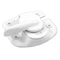 Prime-Line 1-3/4 in. White Painted Stamped Steel Double Hung Sash Lock with Draw F 2618 - alternate 1